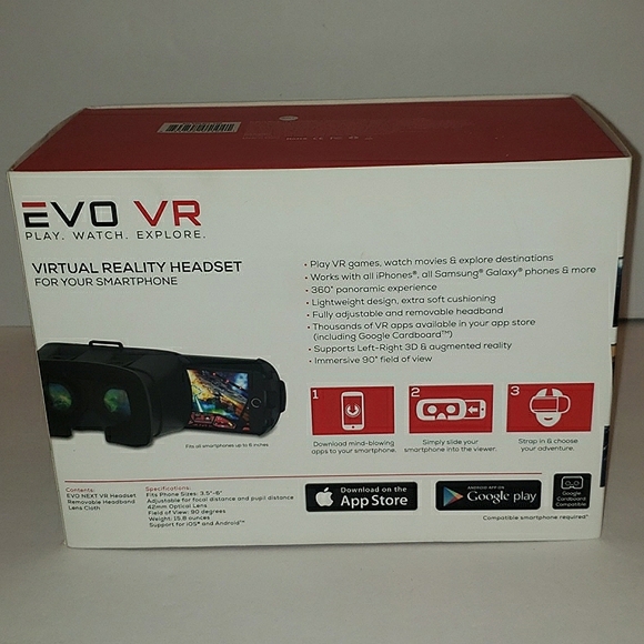 EVO VR 360° VIRTUAL REALITY HEADSET BNIB - Picture 8 of 15